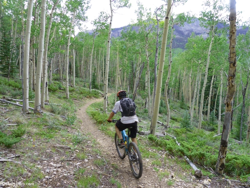 Mountain biking Snow Mesa