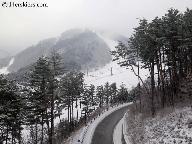 View from Greenpia at YongPyong