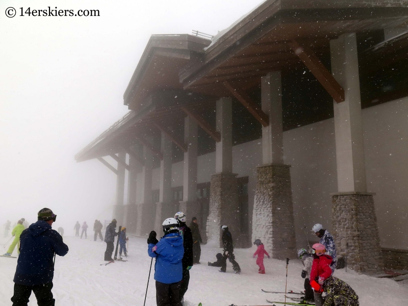 Lodge at Dragon Peak at YongPyong ski area. 