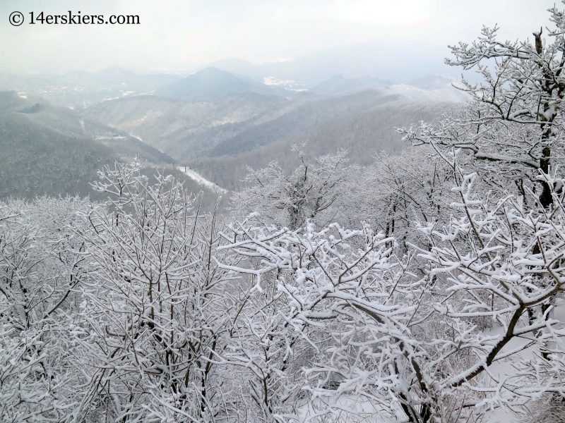 Views from YongPyong ski area in South Korea.  