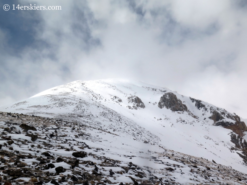 NE ridge on Square Top Mountain.  