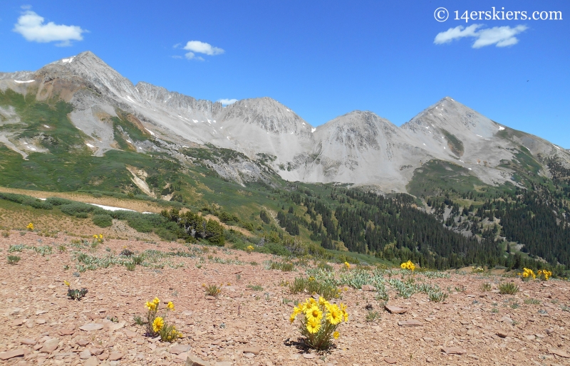 Star Peak and Taylor Peak by Crested Butte