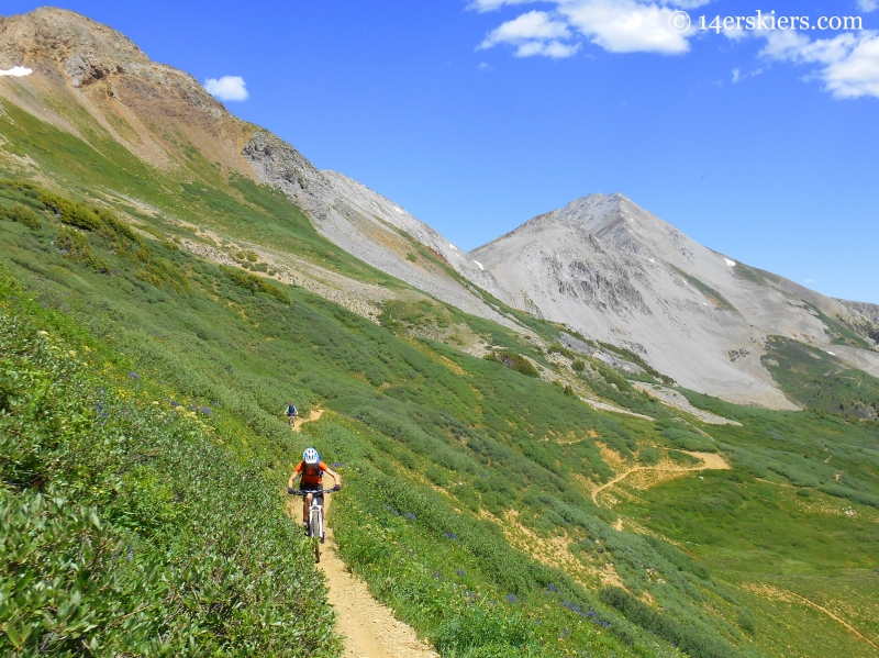 Mountain biking Star pass near Crested Butte