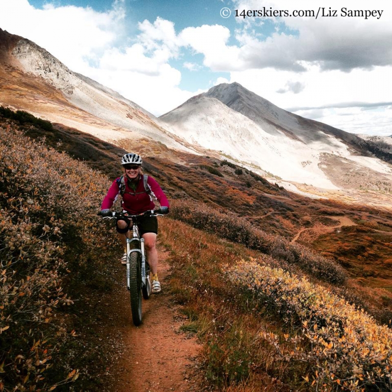 mountain biking Star Pass near Crested Butte