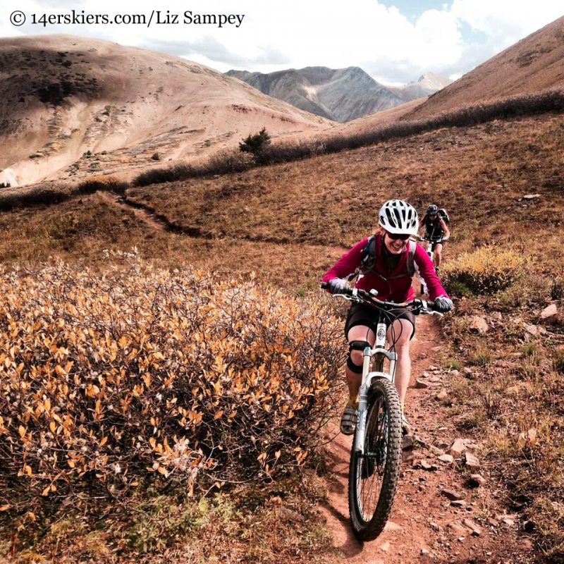 mountain biking Star Pass near Crested Butte