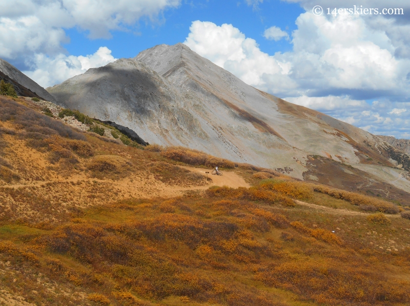 mountain biking Star Pass near Crested Butte