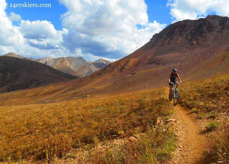 mountain biking trail 583 near Crested Butte