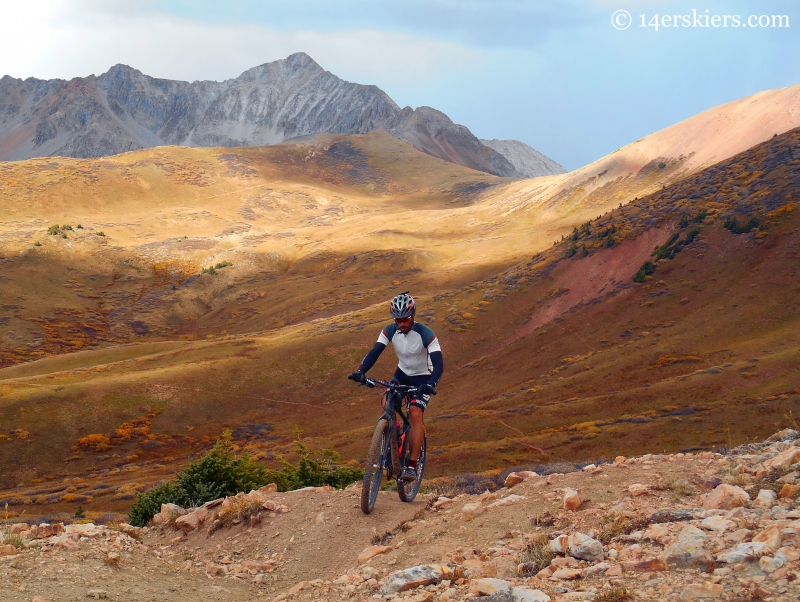 mountain biking Hunter's Creek near Crested Butte