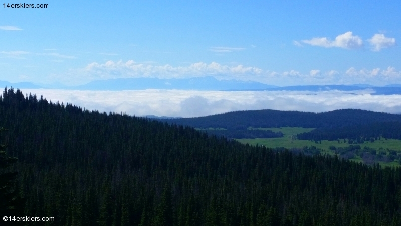 Views of Gore Range from near Rabbit Ears.