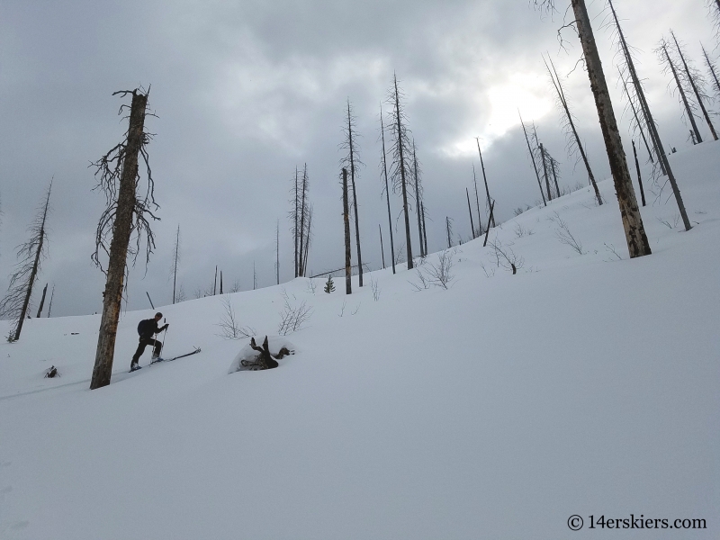 Backcountry skiing in Steamboat, Colorado!  
