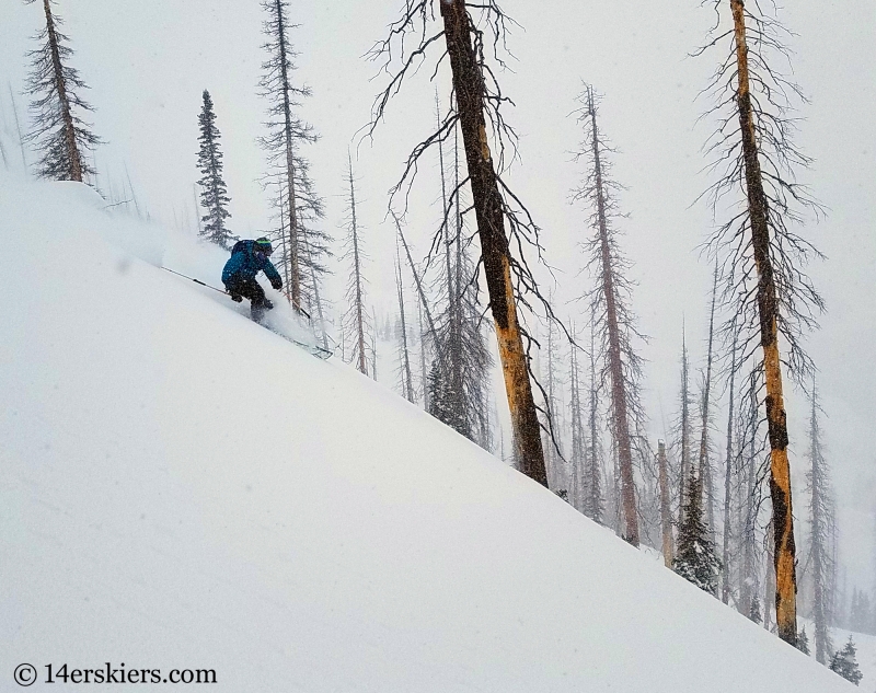 Backcountry skiing in Steamboat, Colorado!  