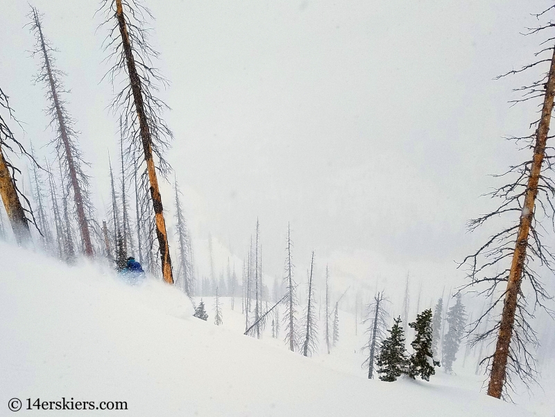 Backcountry skiing in Steamboat, Colorado!  