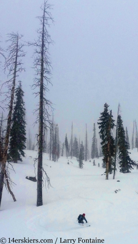 Backcountry skiing in Steamboat, Colorado!