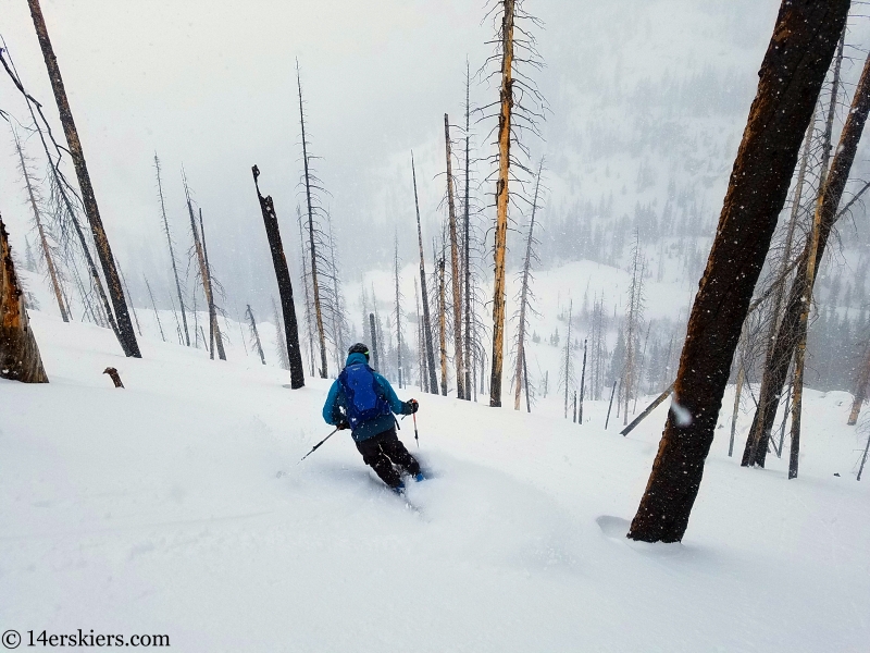 Backcountry skiing in Steamboat, Colorado!  