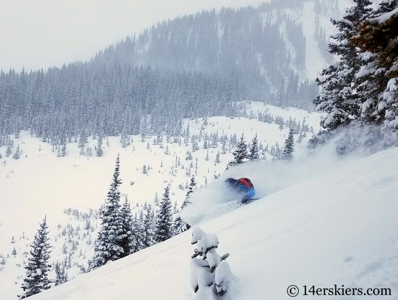 Backcountry skiing in Crested Butte, CO.