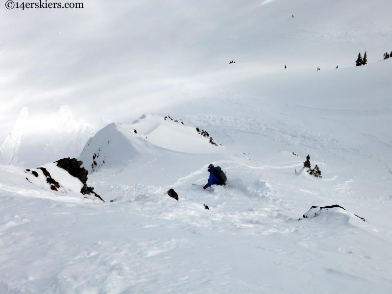 steep springtime colorado skiing