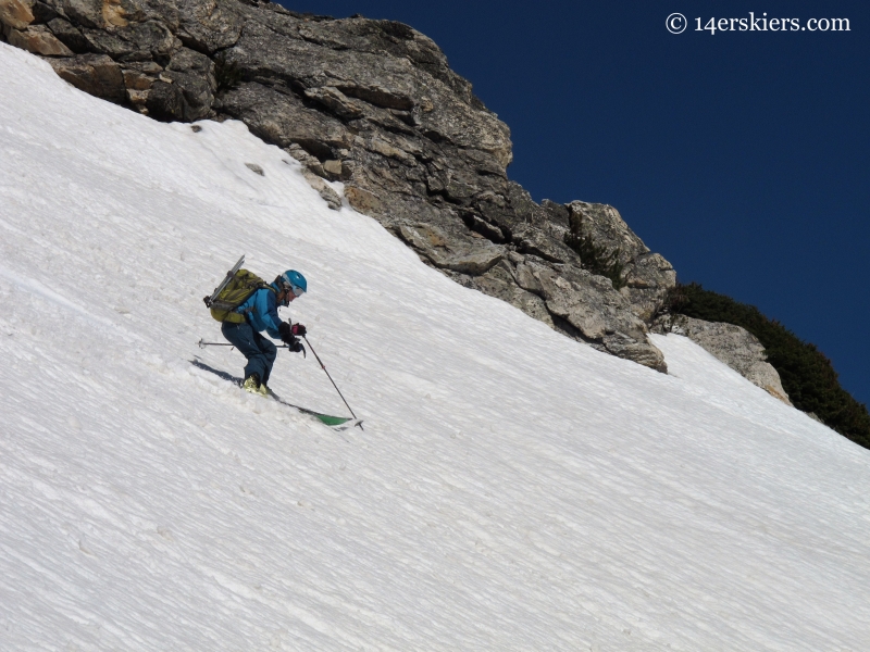 Brittany Konsella skiing Mt. St. John