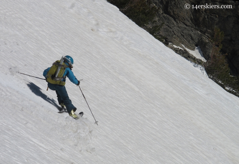 Brittany Konsella skiing Mt. St. John