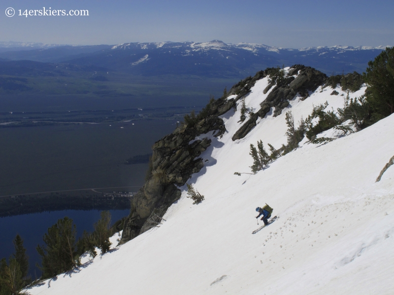 Brittany Konsella skiing Mt. St. John