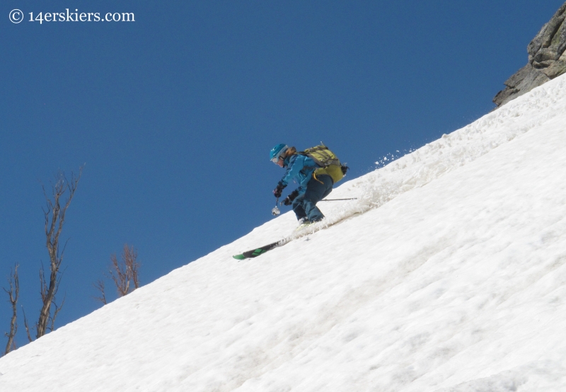 Brittany Konsella skiing Mt. St. John