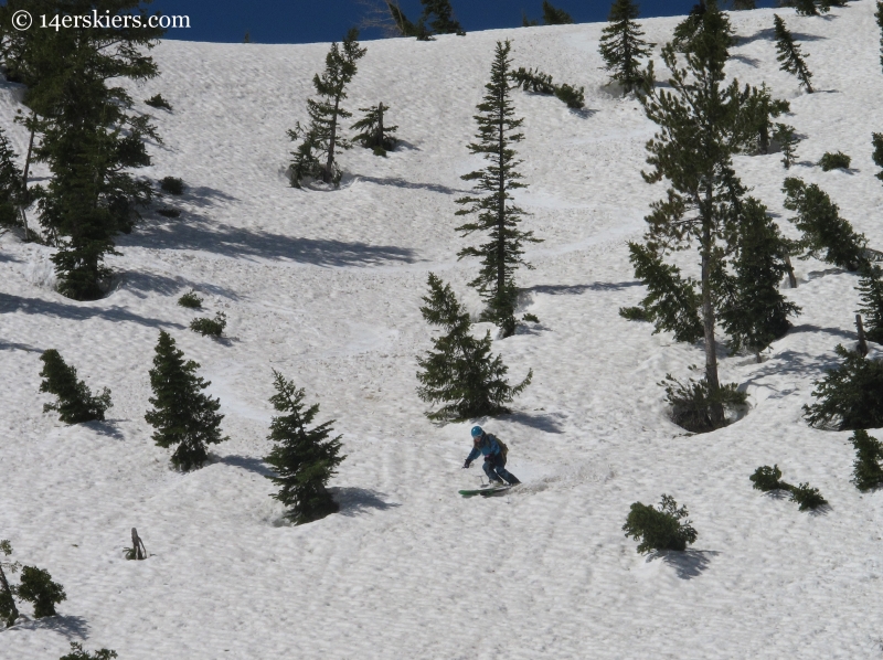 Brittany Konsella skiing Mt. St. John