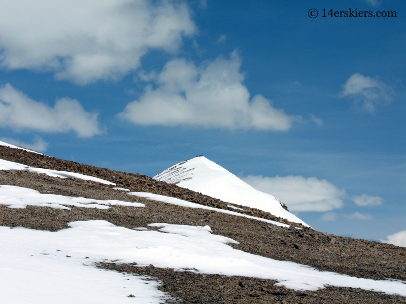 Summit of Redcloud Peak. 