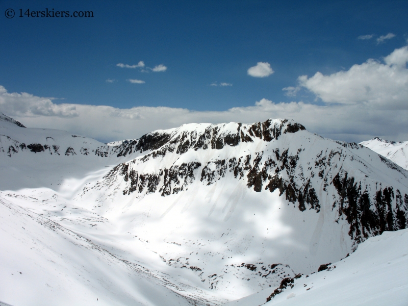 Lines viewed from Sunshine Peak. 