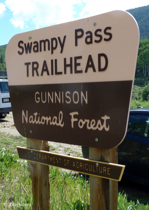 Swampy Pass hike near Crested Butte, CO.