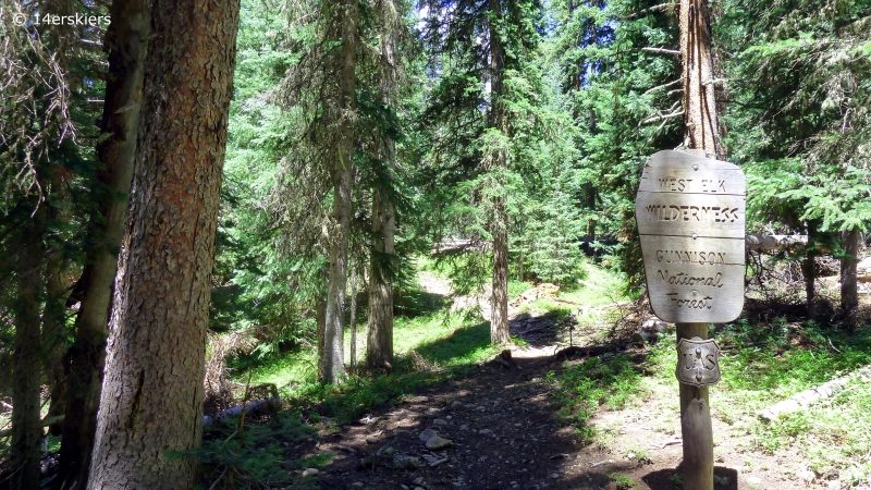 Swampy Pass hike near Crested Butte, CO.