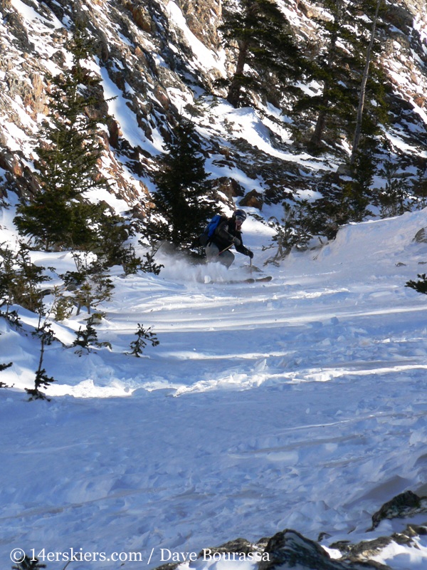 Brittany Walker Konsella backcountry skiing Tenmile Canyon
