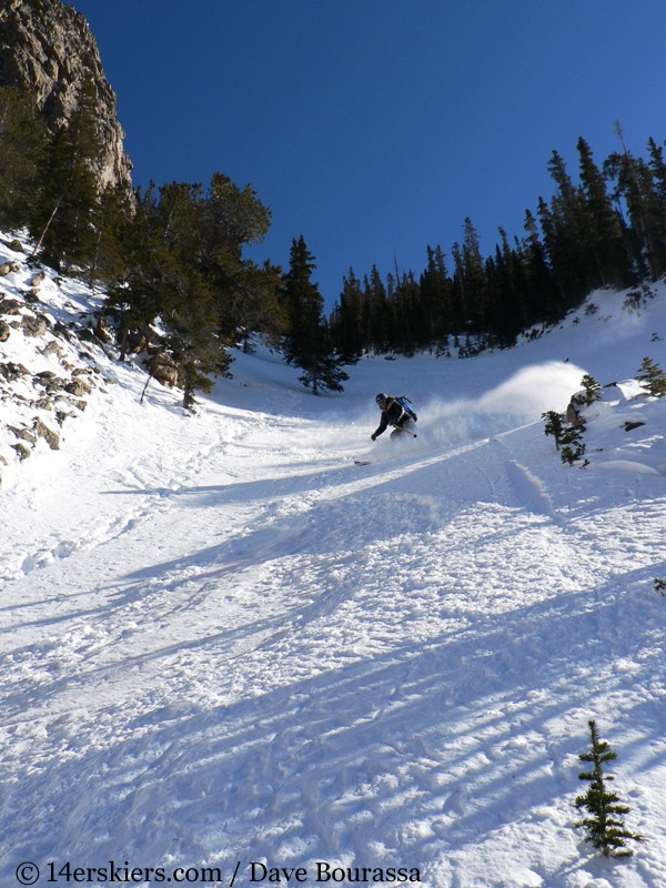 Brittany Walker Konsella backcountry skiing Tenmile Canyon