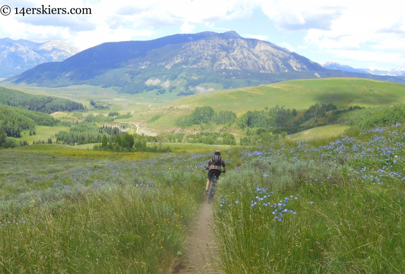 Frank Konsella mountain biking Teocalli Ridge Trail