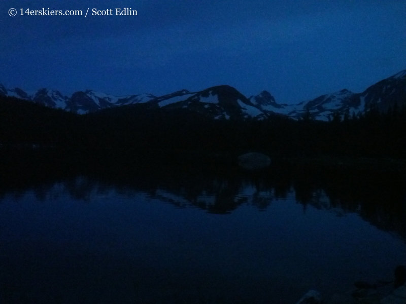 Indian Peaks from Brainard Lake