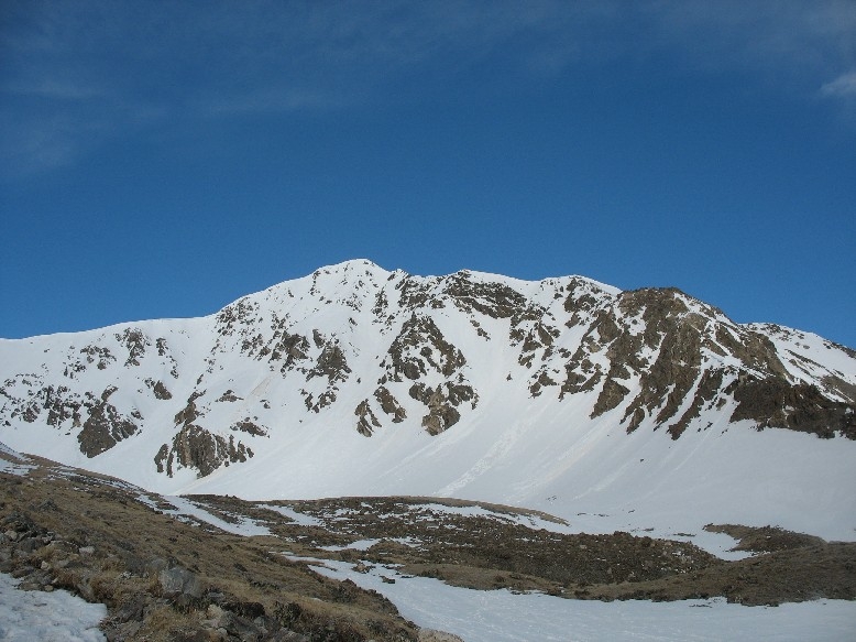 Torryes Peak seen from Stevens Gulch