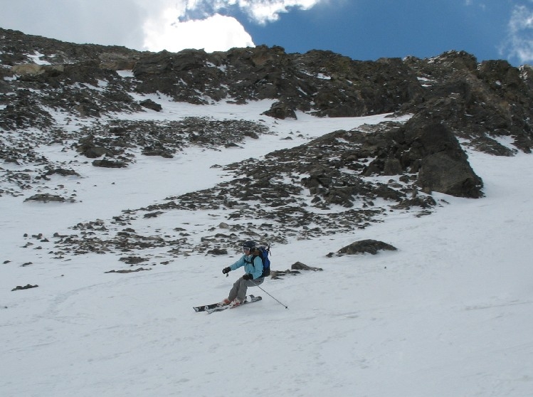 Torreys Peak ski, Brittany Walker Konsella
