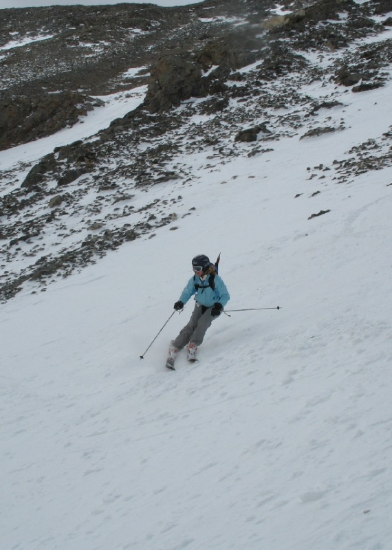 Torreys Peak ski, Brittany Walker Konsella