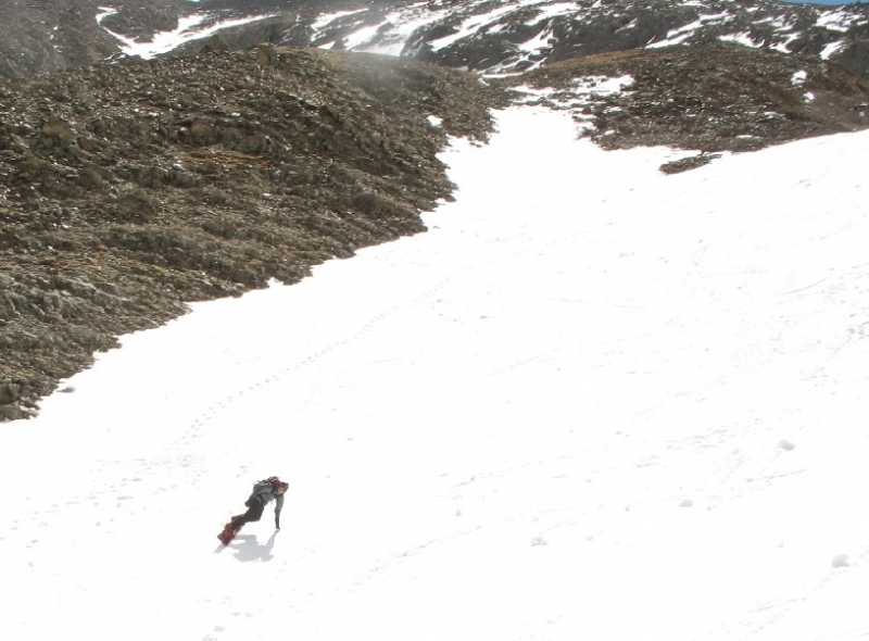 Torreys Peak snowboard