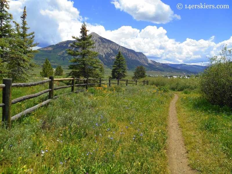 Lower Loop trail near Crested Butte