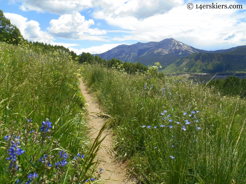 Mountain biking Westside at Crested Butte