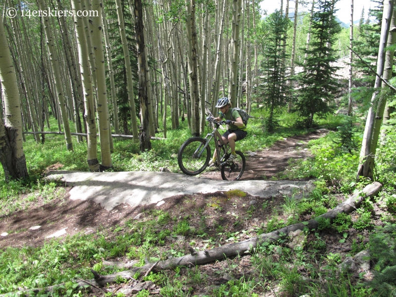 Mountain biking Westside at Crested Butte