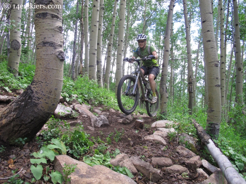 Mountain biking Westside at Crested Butte