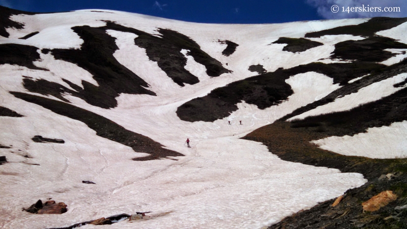 ski line near Treasury