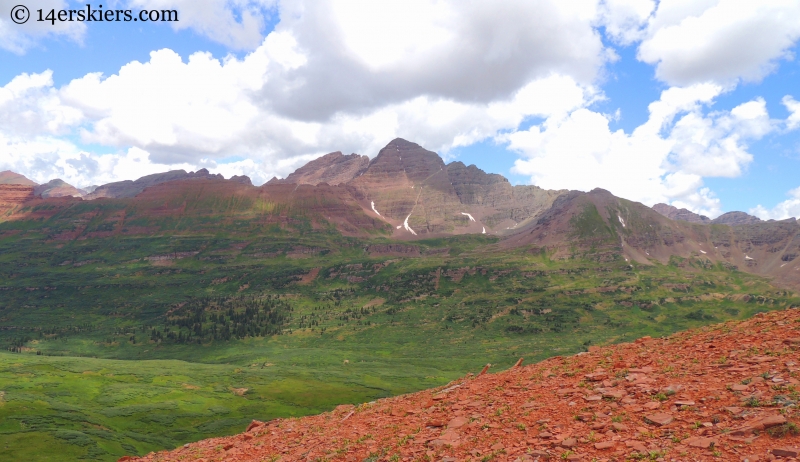 Maroon Bells from Frigid Air