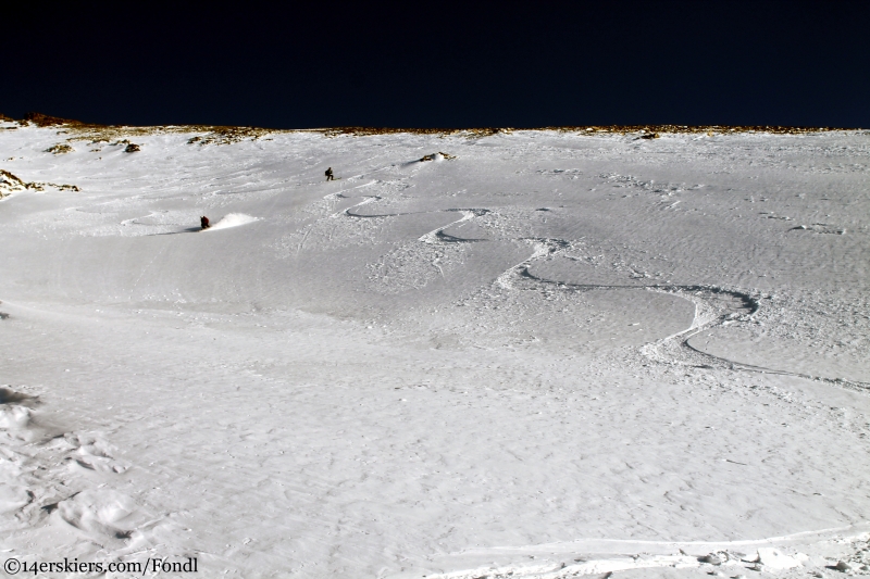 Skiing the Tuning Forks on Torrey's