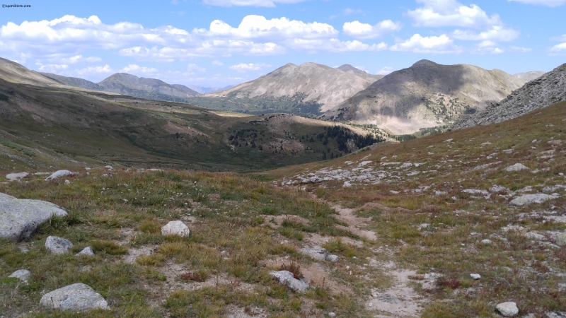 Tincup Pass from Continental Divide trail