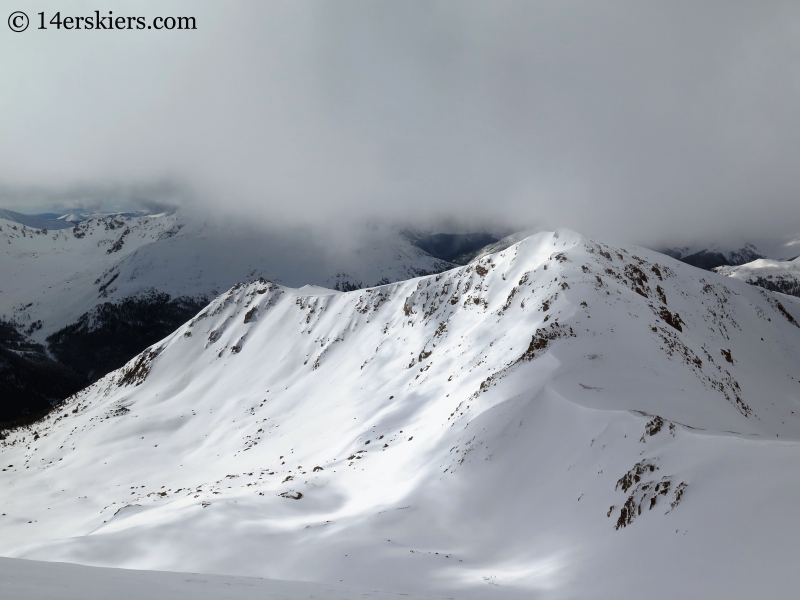 TR: Skiing Twining Peak & Pt 13,736 (29 May 2015) - 14erskiers.com