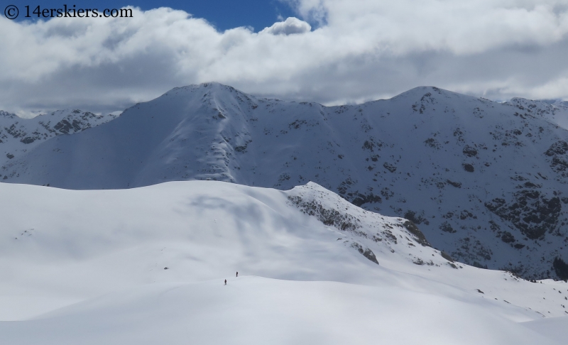 Point 13,736 seen from the bottom of Twining Peak. 