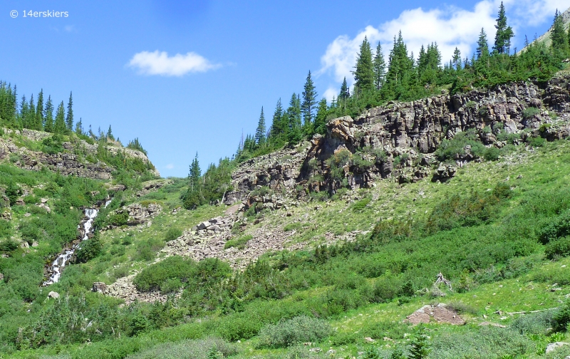 Hike to Twin Lakes near Crested Butte