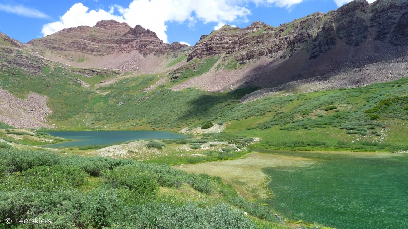 Hike to Twin Lakes near Crested Butte