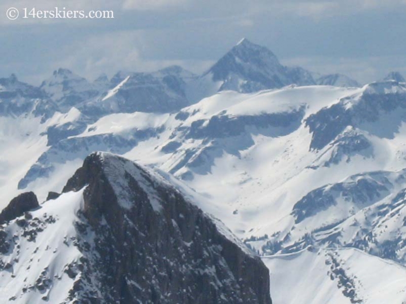 Sneffels seen from Uncompahgre Peak. 